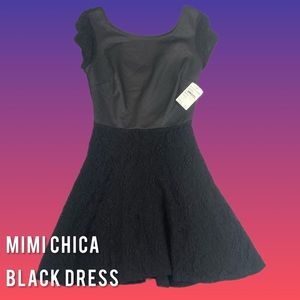 BRAND NEW Mimi Chica Black Floral Dress Women's Size Small